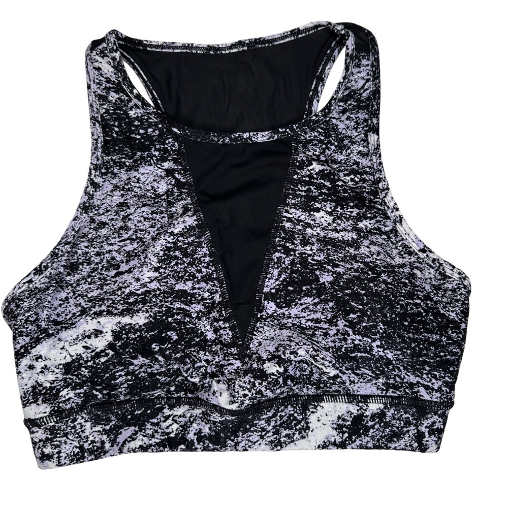 DKNY Women's Black and White Sports Bra